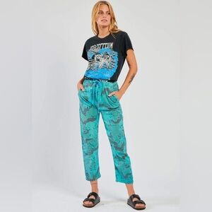 Mother Denim The Catch All Ankle Pants Sz 26 In Horizon Blue NWT